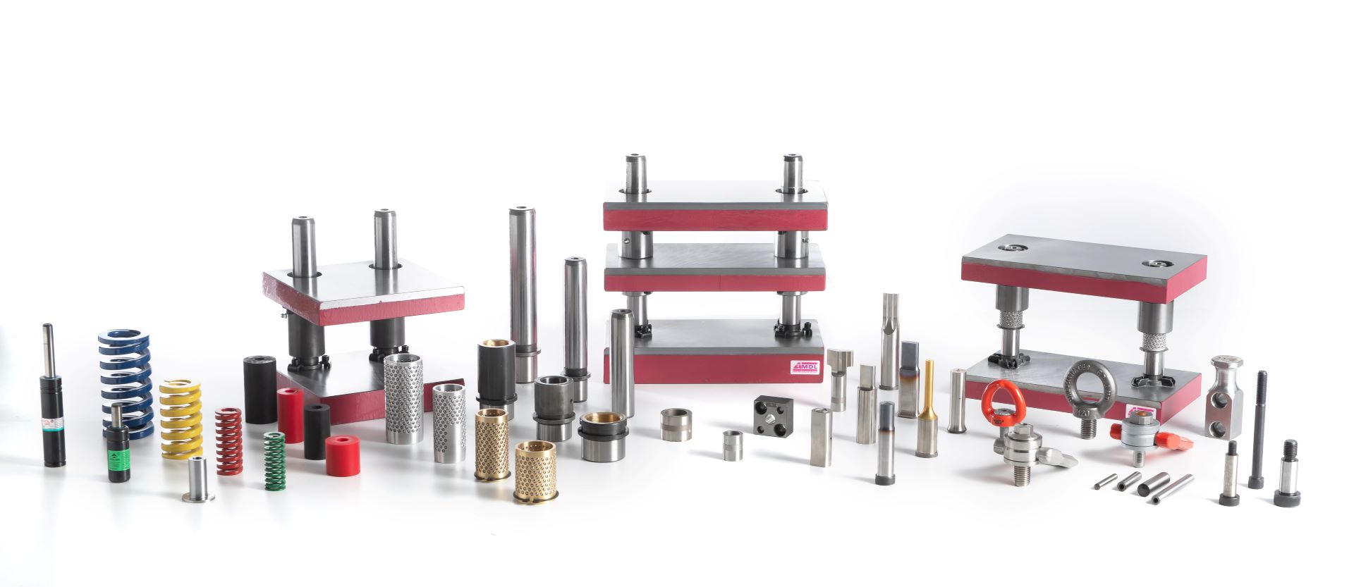 full range of standardized elements and components for the construction of press tools, from the MDL and Porter Besson brands, from the leading French manufacturer AMDL